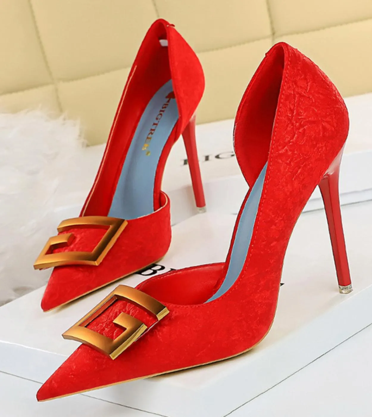 2023 Donna 7,5 cm 10,5 cm Tacchi alti Décolleté Lady Designer di marca di lusso Stiletto Tacchi medio-bassi Fetish Nightclub Ove
