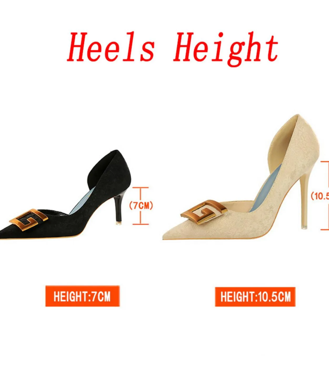 2023 Donna 7,5 cm 10,5 cm Tacchi alti Décolleté Lady Designer di marca di lusso Stiletto Tacchi medio-bassi Fetish Nightclub Ove