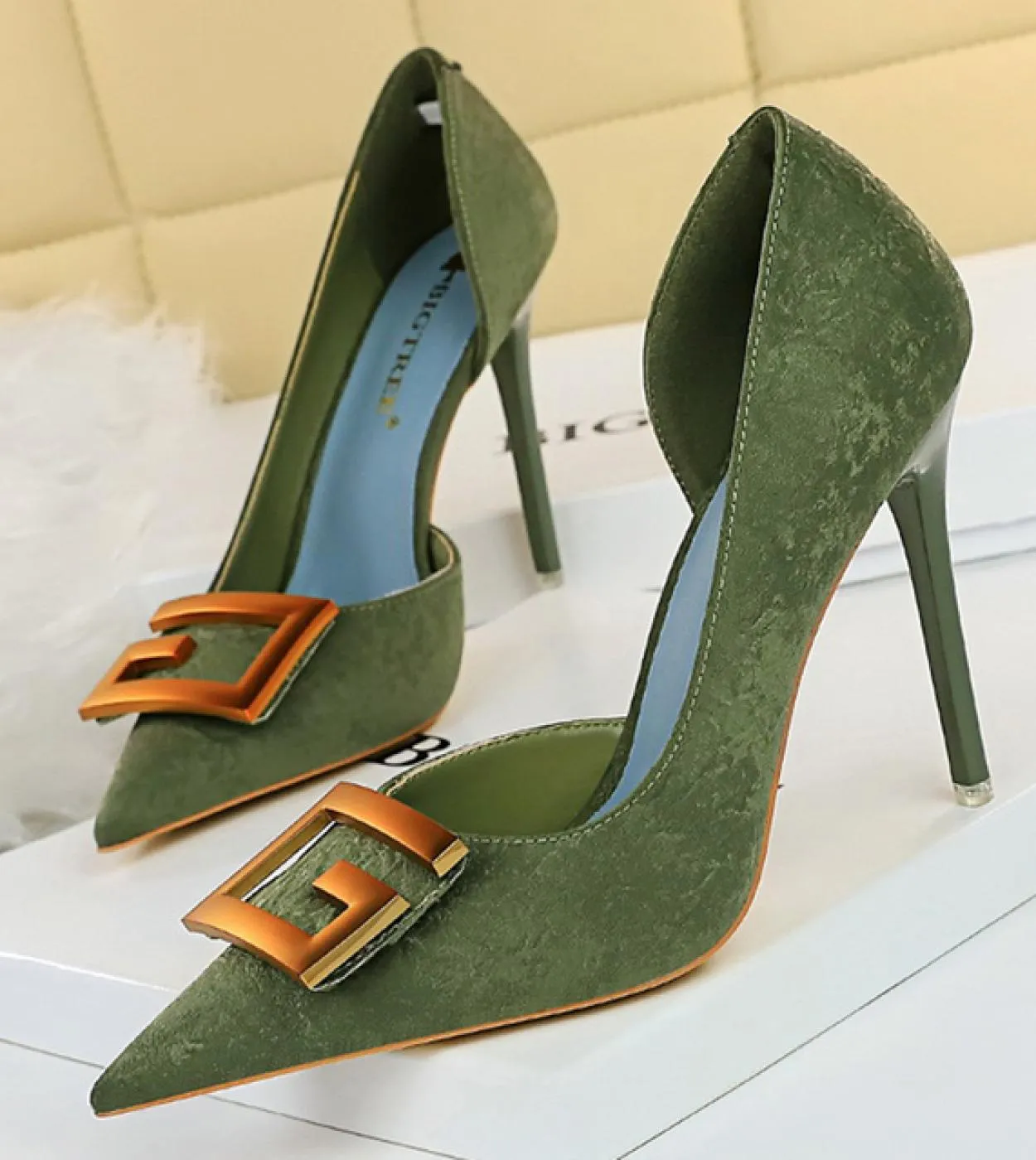 2023 Donna 7,5 cm 10,5 cm Tacchi alti Décolleté Lady Designer di marca di lusso Stiletto Tacchi medio-bassi Fetish Nightclub Ove