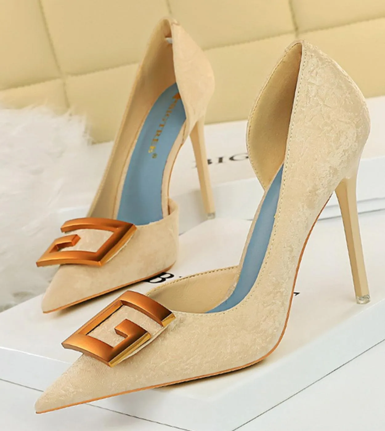2023 Donna 7,5 cm 10,5 cm Tacchi alti Décolleté Lady Designer di marca di lusso Stiletto Tacchi medio-bassi Fetish Nightclub Ove