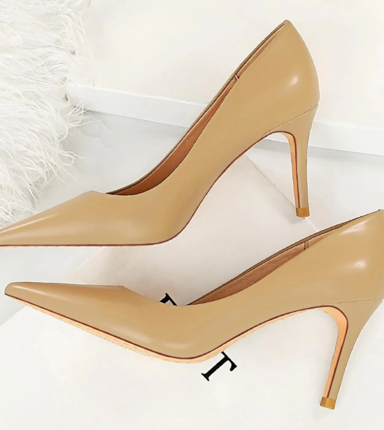 2023 Donna 75cm Tacchi alti Lady Wedding Bridal Luxury Designer Tacchi bassi Escarpins Party Prom Pumps Donna Valentine S