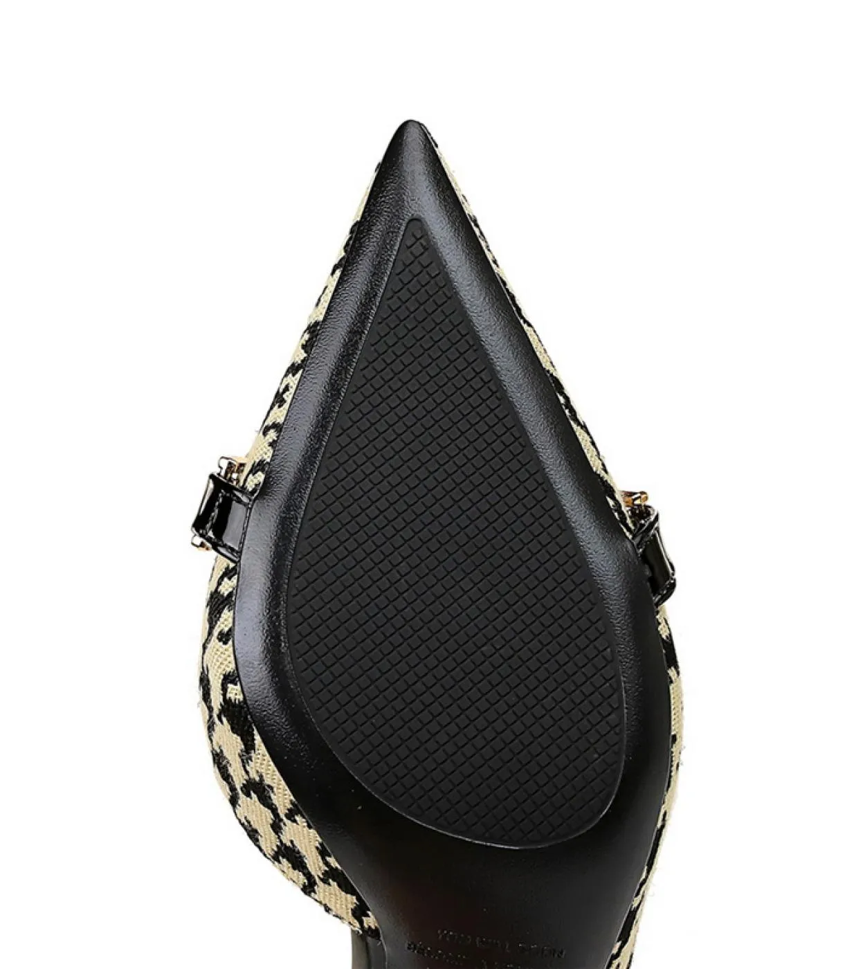 2023 Donna 8cm 11cm Tacchi alti Décolleté Punta a punta Pied de poule Tacchi medio bassi Lady Pearl Scarpins Slip On Scarpe a sp