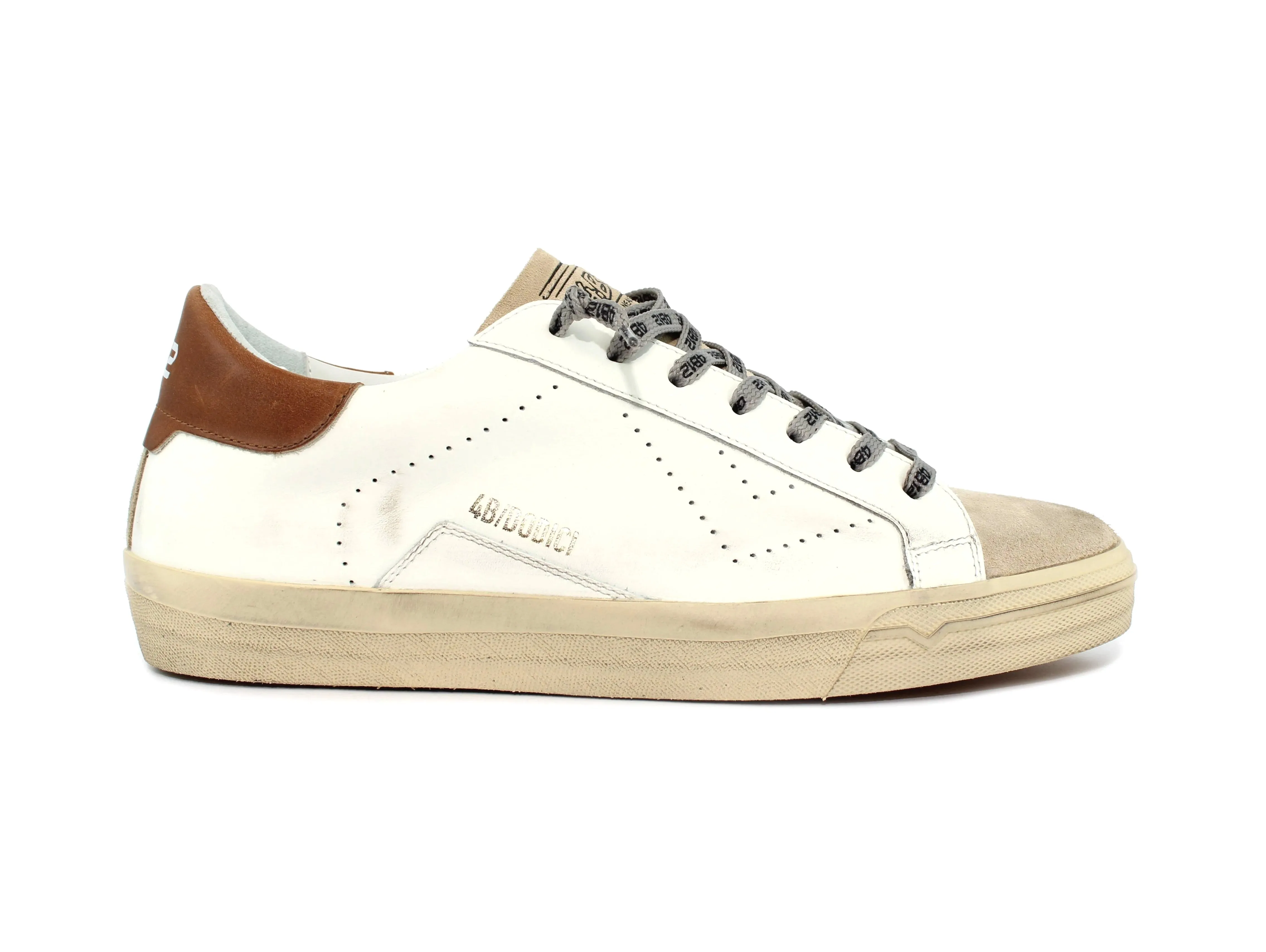 4B12 Suprime Scarpe Casual Chic Uomo in Pelle