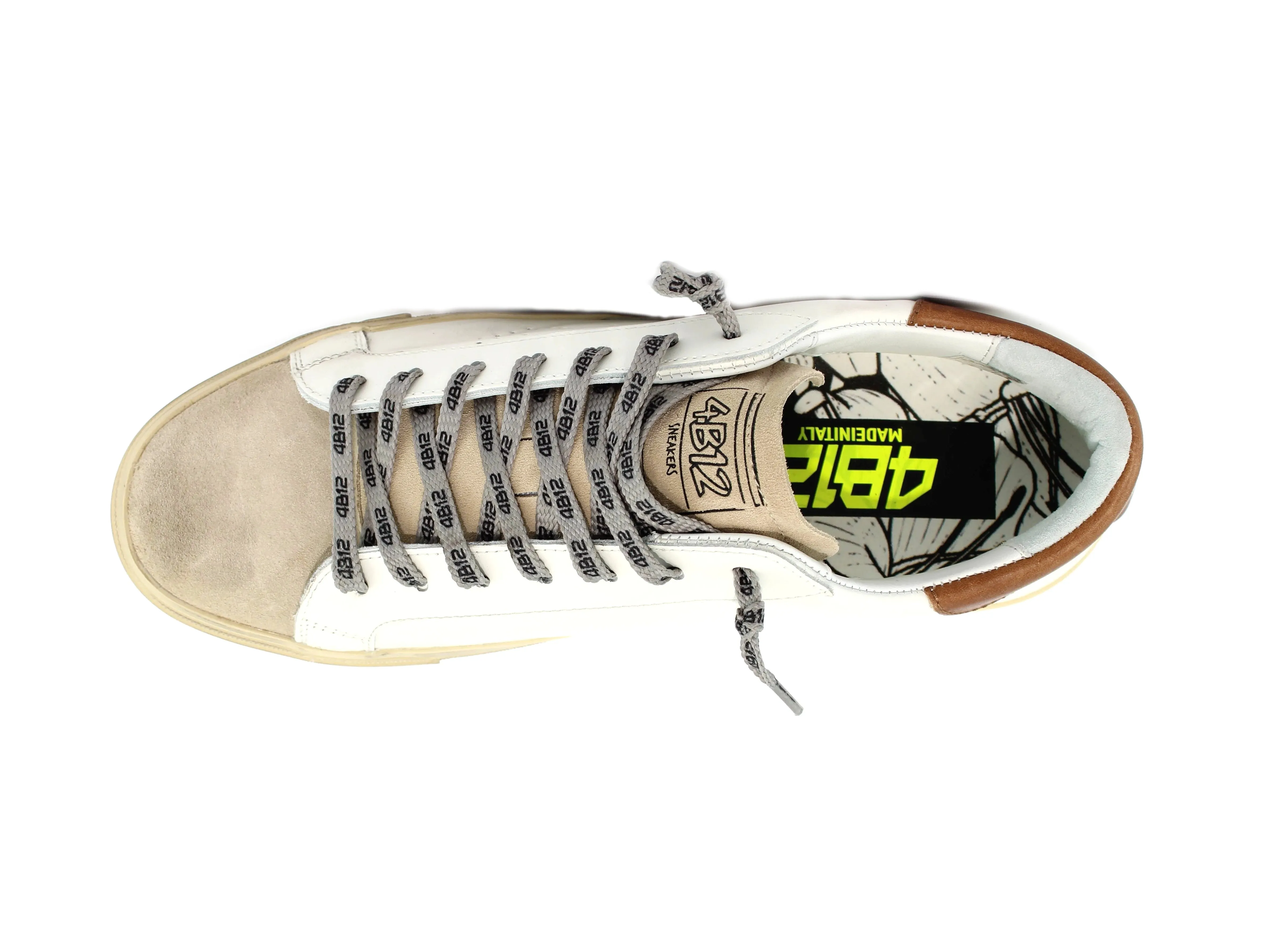 4B12 Suprime Scarpe Casual Chic Uomo in Pelle