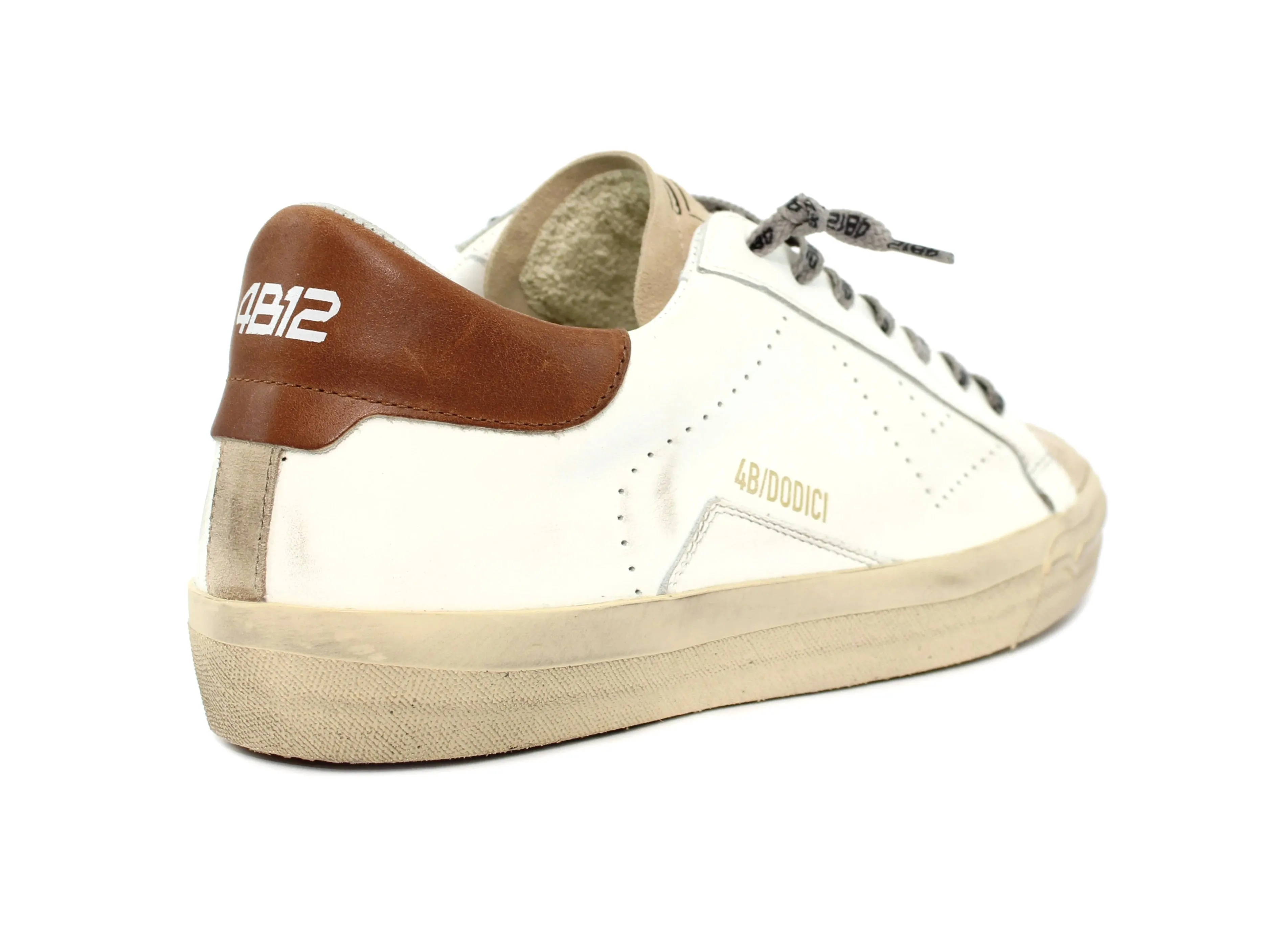 4B12 Suprime Scarpe Casual Chic Uomo in Pelle