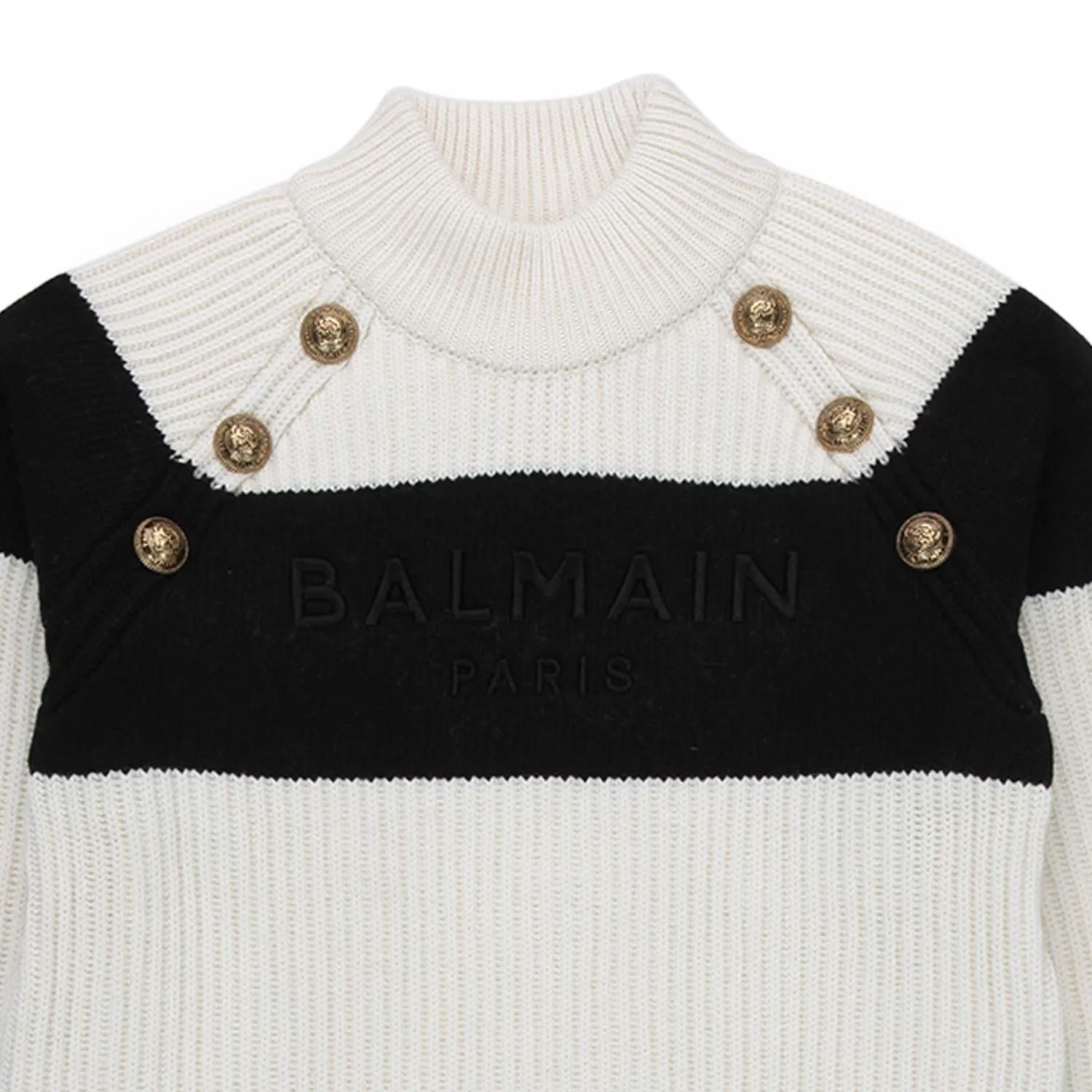 Abito Maxi Maglia Panna E Nero Bambina E Teen