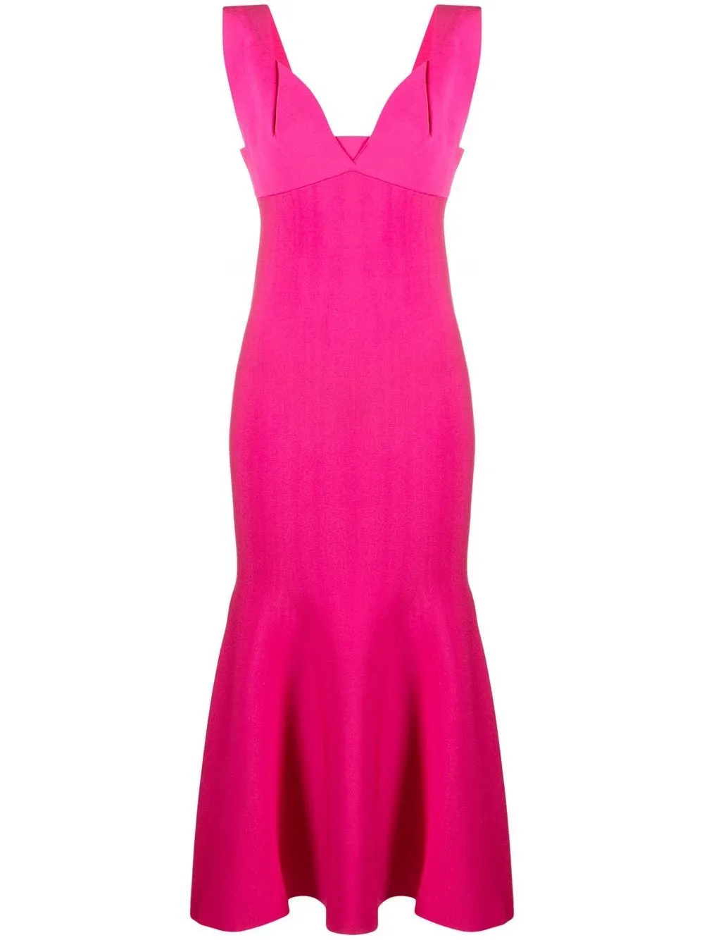 Abito midi in rosa - donna