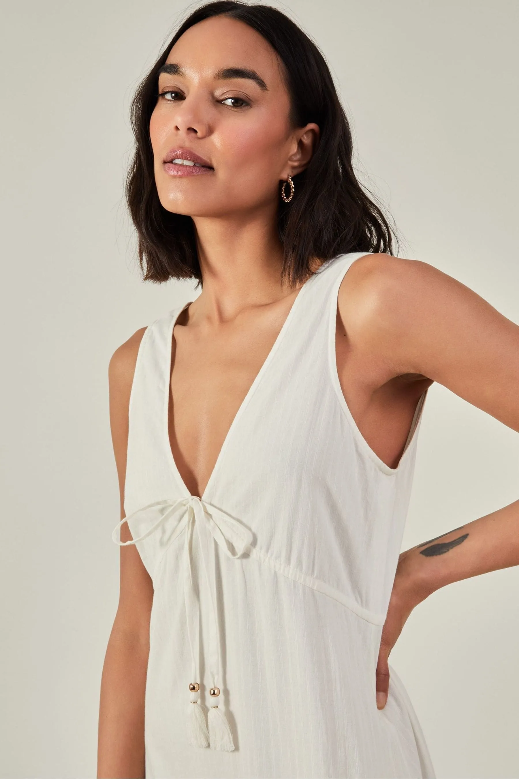 Accessorize - Abito maxi ricamato