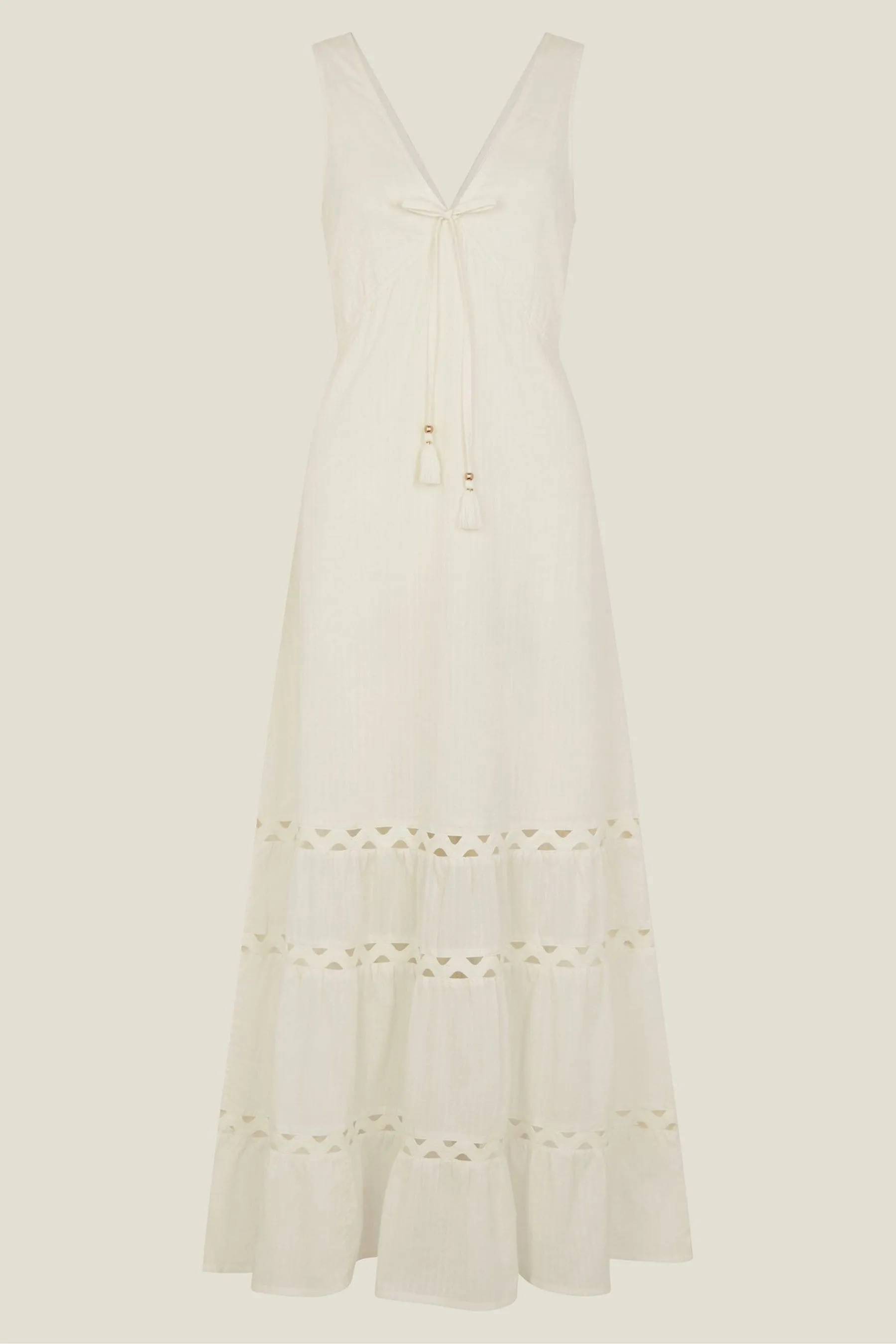 Accessorize - Abito maxi ricamato
