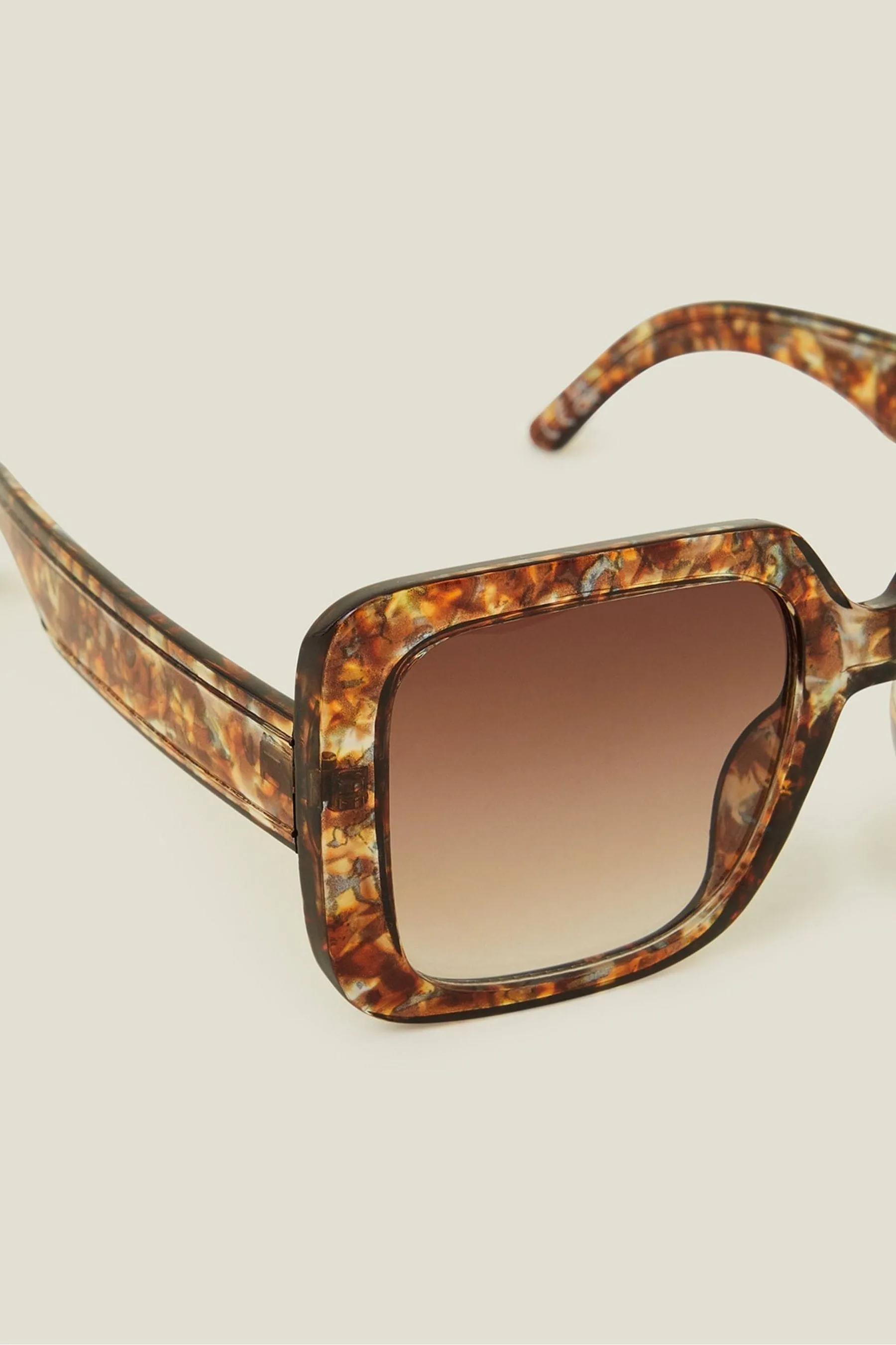 Accessorize - Occhiali da sole oversize squadrata con strass
