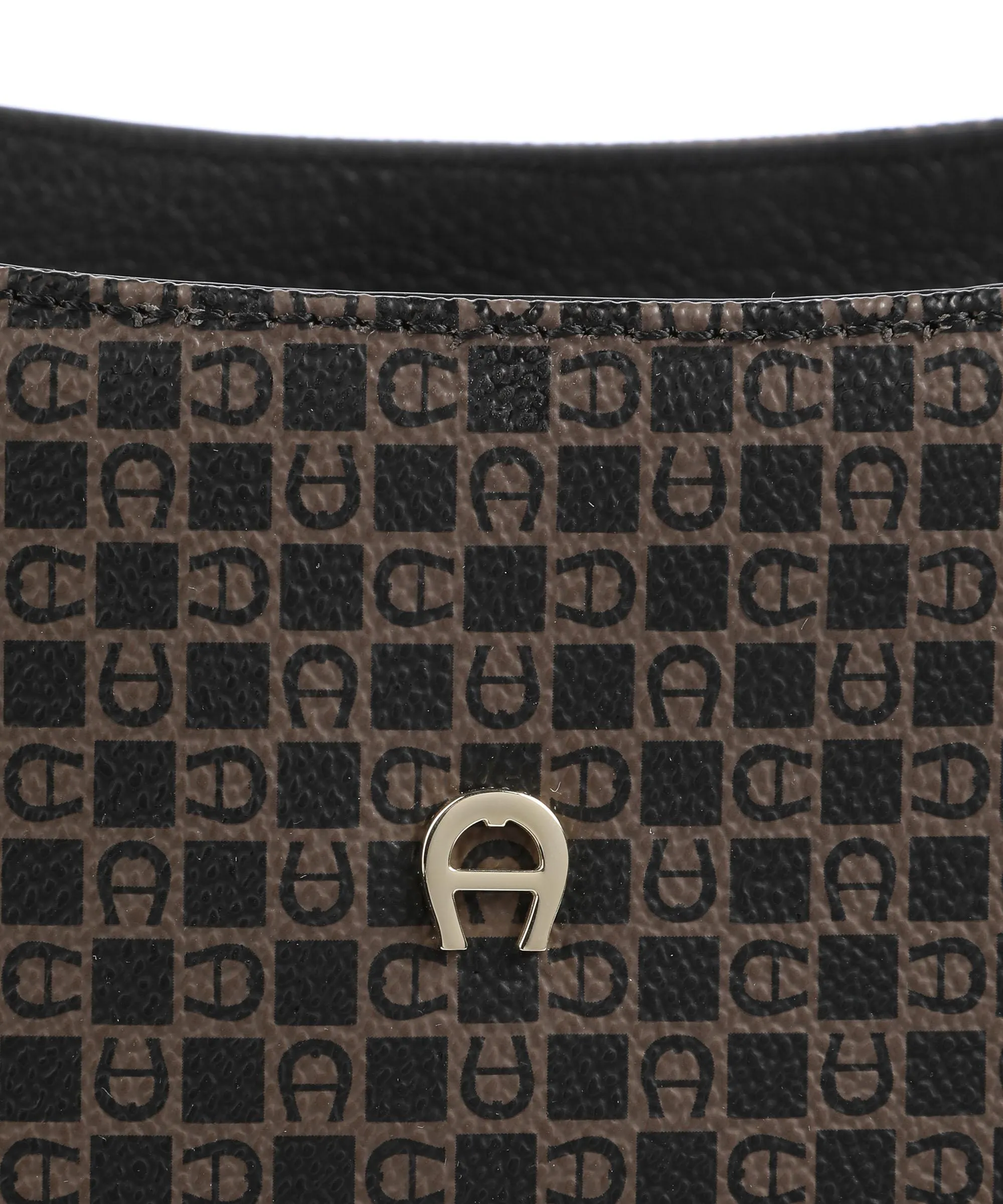  Aigner Carry All L Borsa shopper poliestere riciclato marrone/nero  