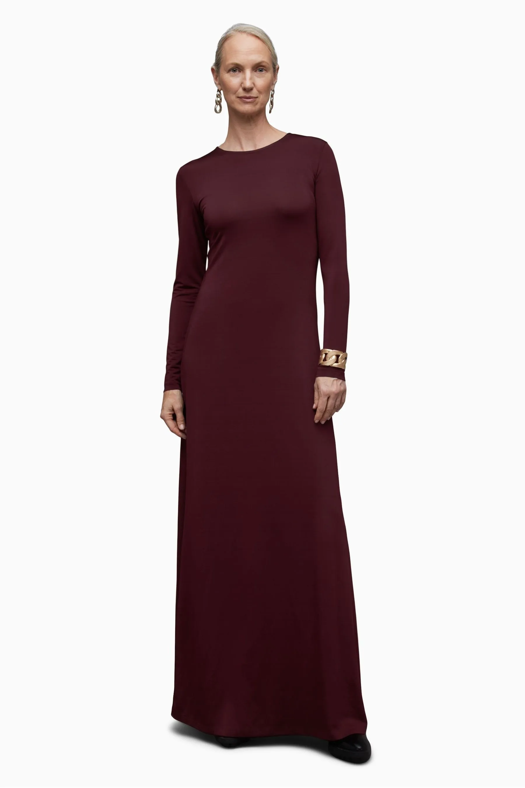 AllSaints - Katlyn - Manica lunga - Abito maxi