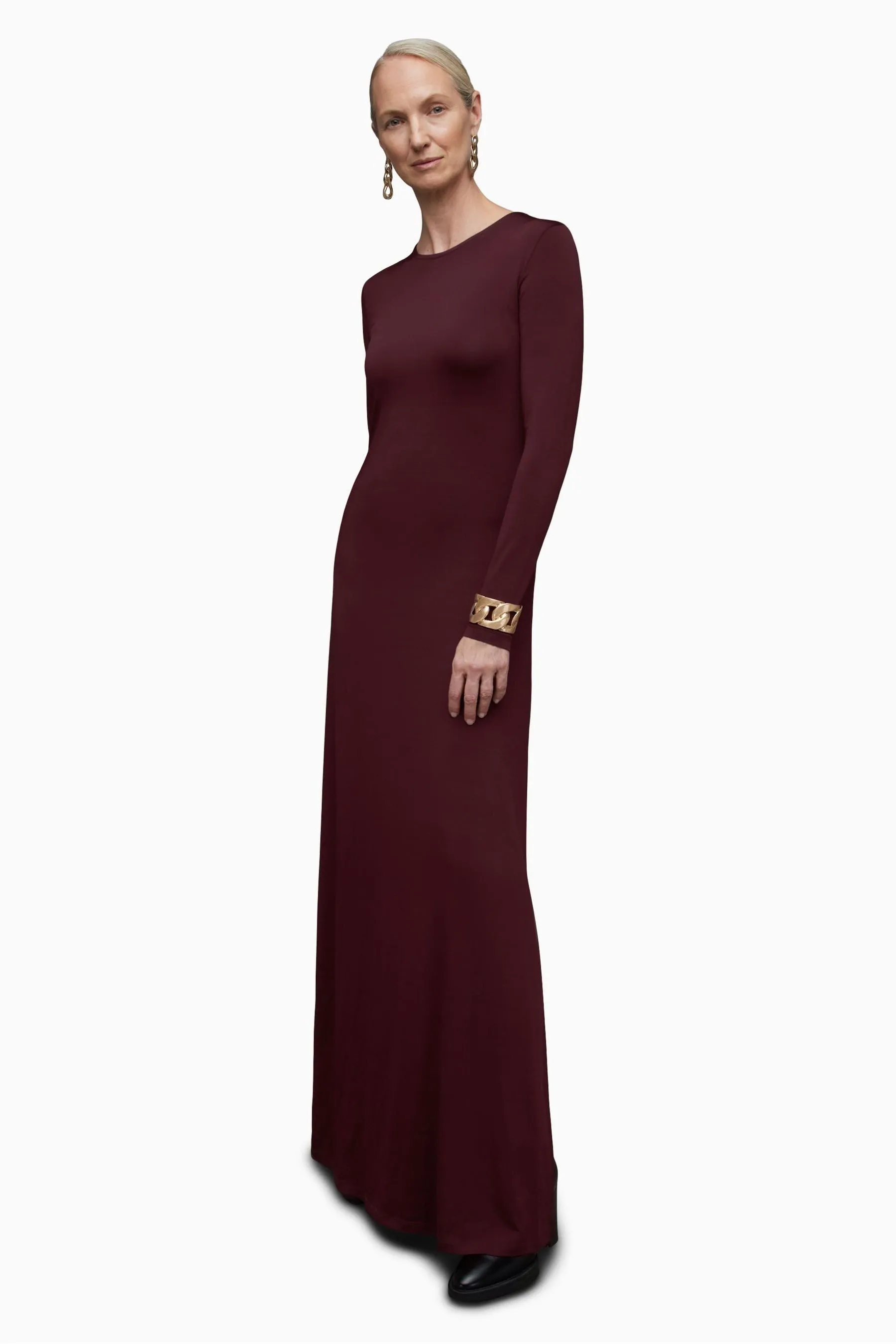 AllSaints - Katlyn - Manica lunga - Abito maxi
