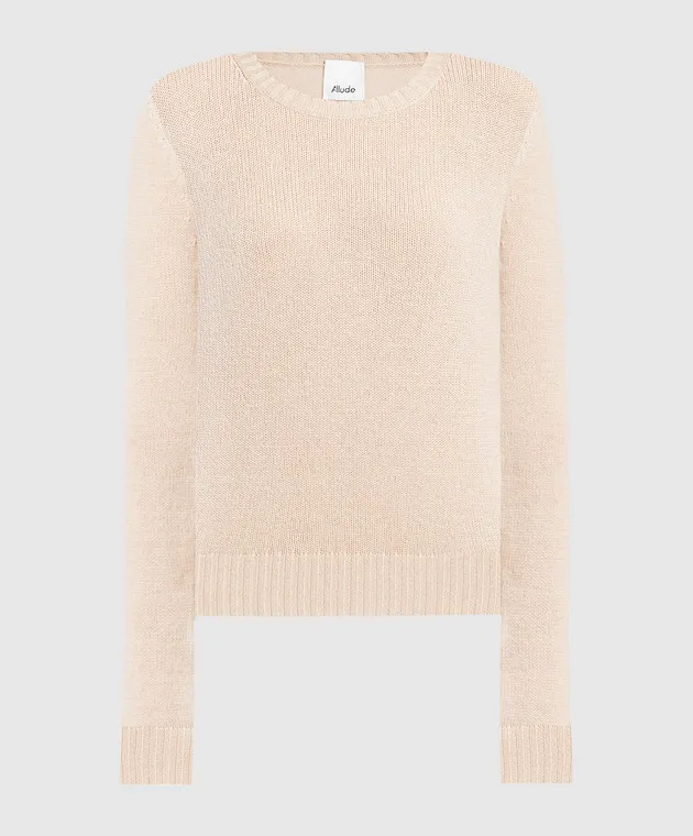 Allude Maglia in cashmere beige 23511232