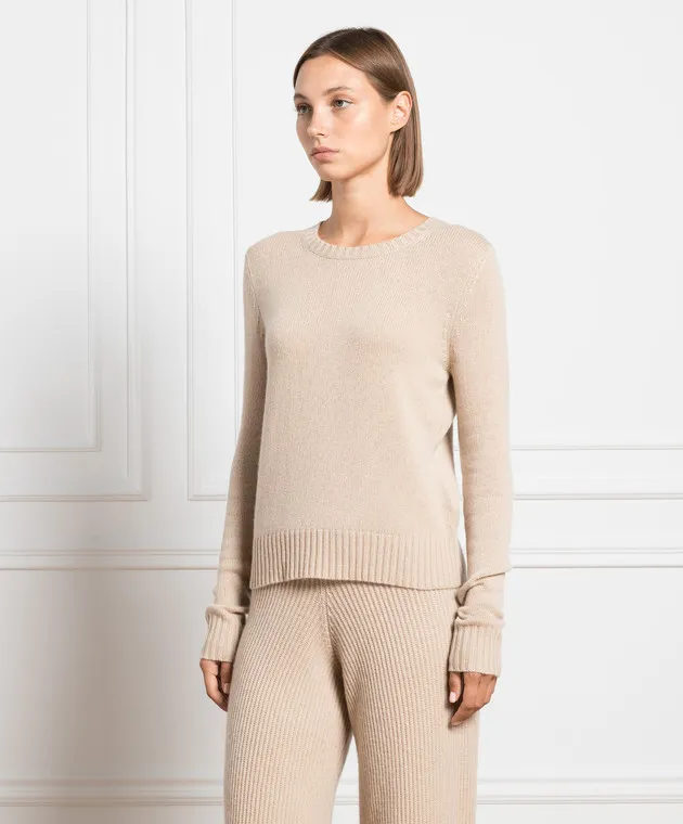 Allude Maglia in cashmere beige 23511232