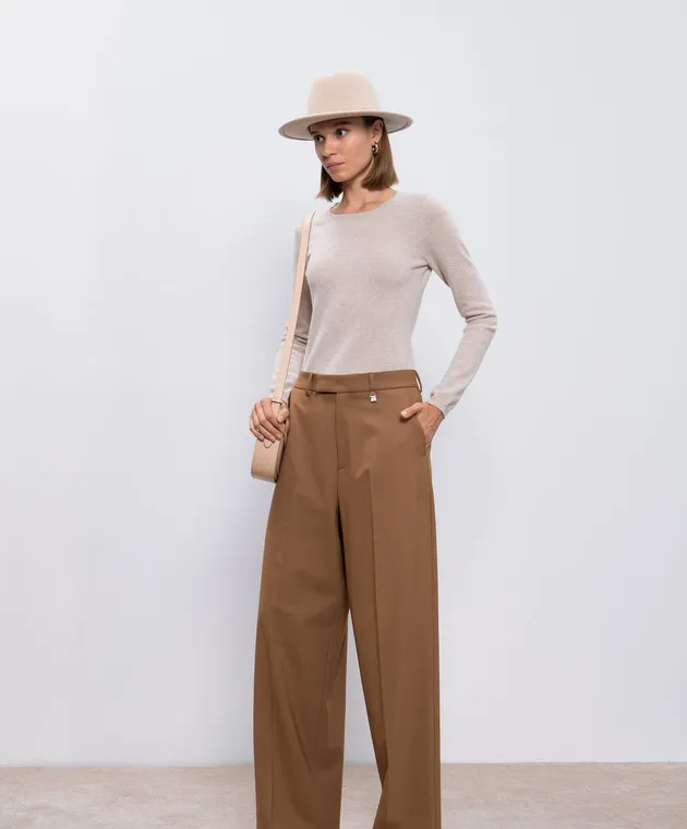Allude Maglia in cashmere beige 24511101