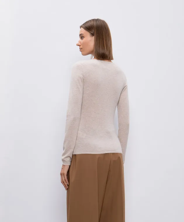 Allude Maglia in cashmere beige 24511101