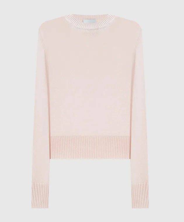 Allude Maglia in cashmere rosa 24511213