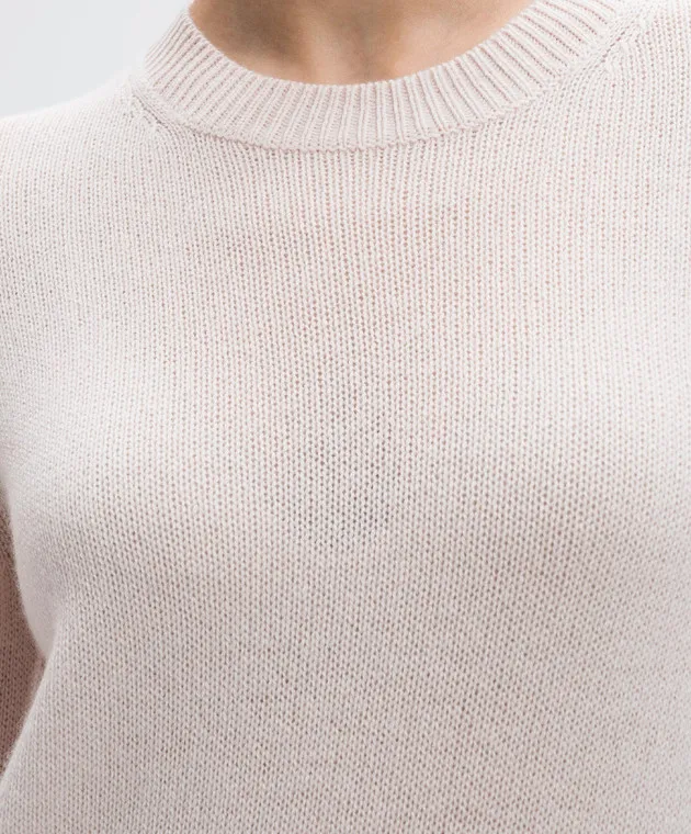 Allude Maglia in cashmere rosa 24511213
