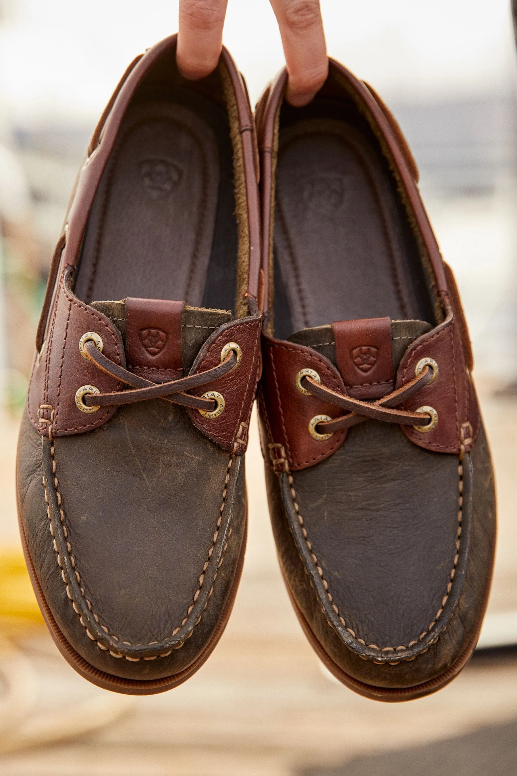 Ariat Verde - Antigua - Scarpe a barca