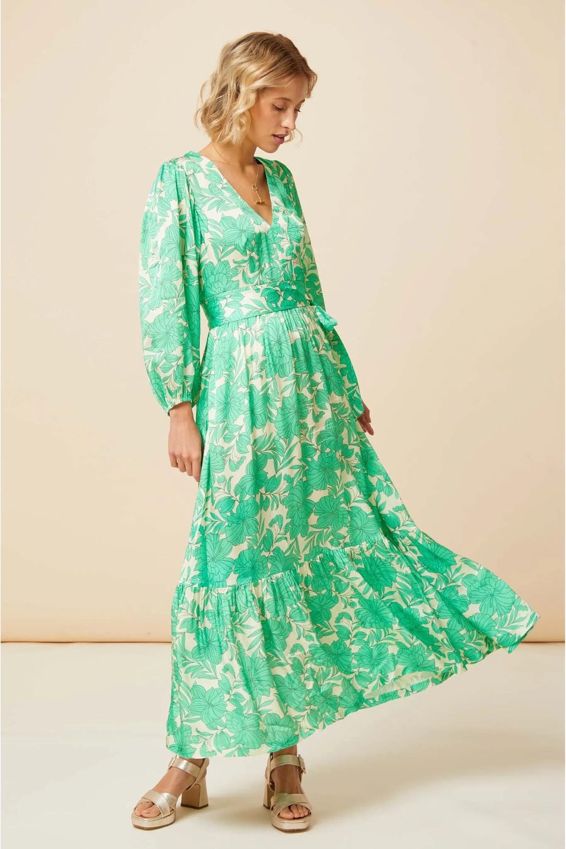 Aspiga Annie - Verde - Maxi abito