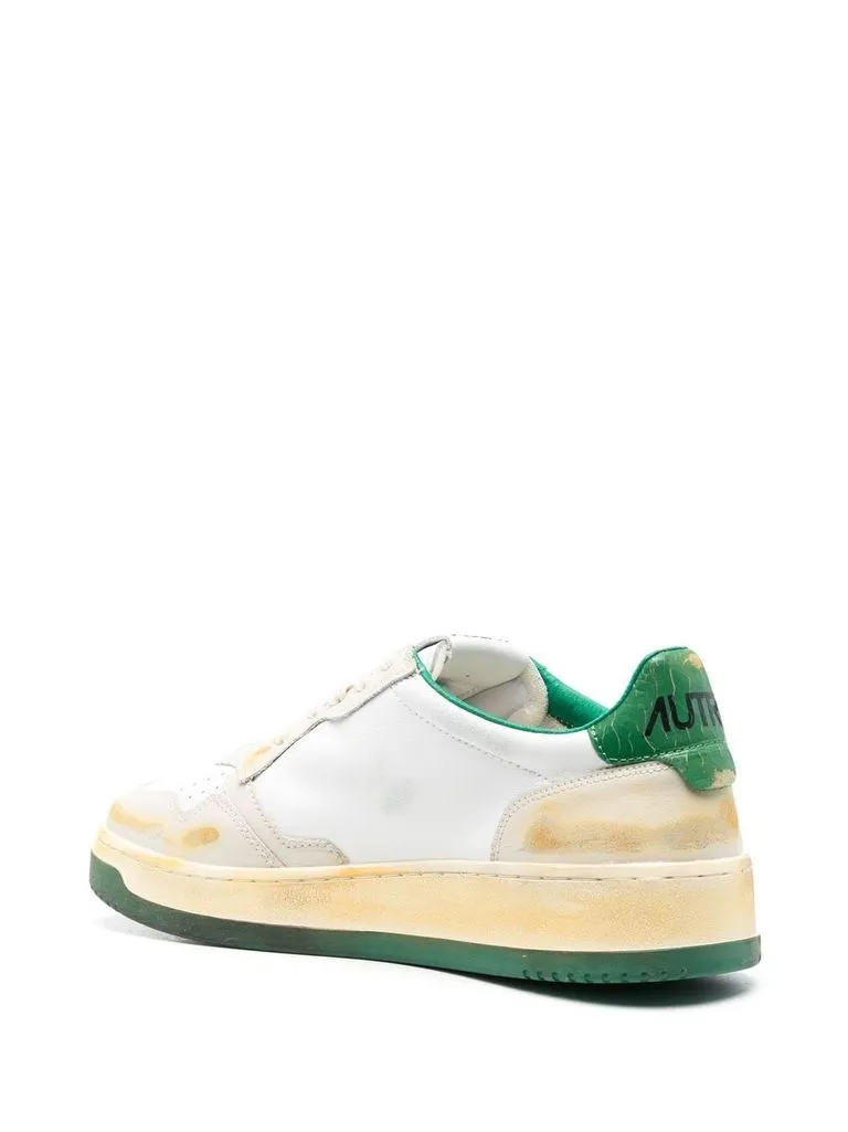 autry Sneakers 'Medalist' Vintage in pelle bianco e verde