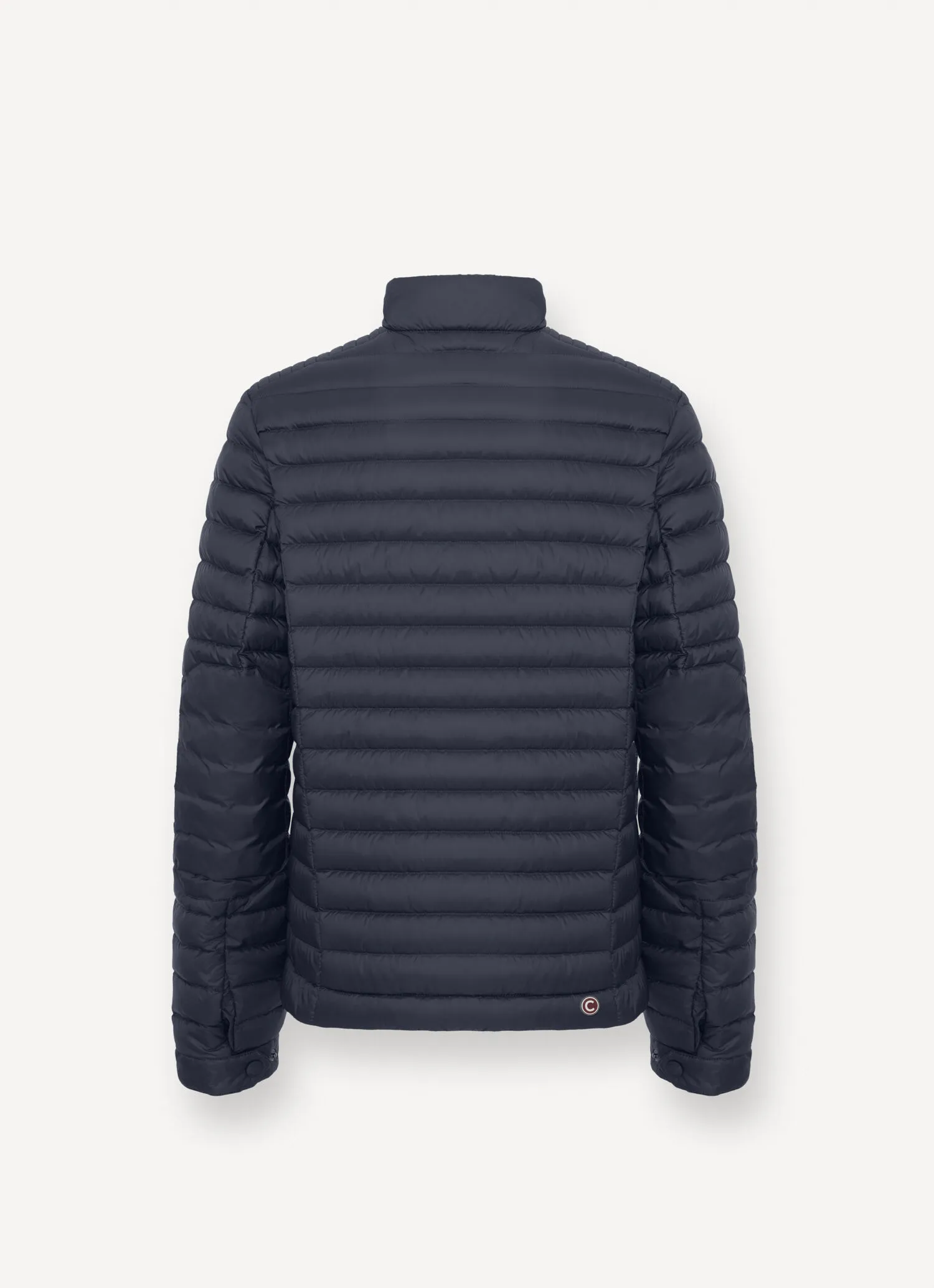 Autumn-weight padded biker jacket with drawstring