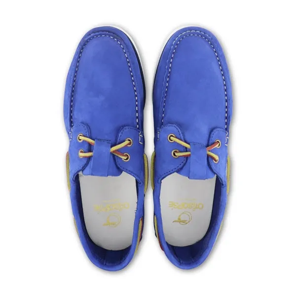 Barca in nabuk bluette