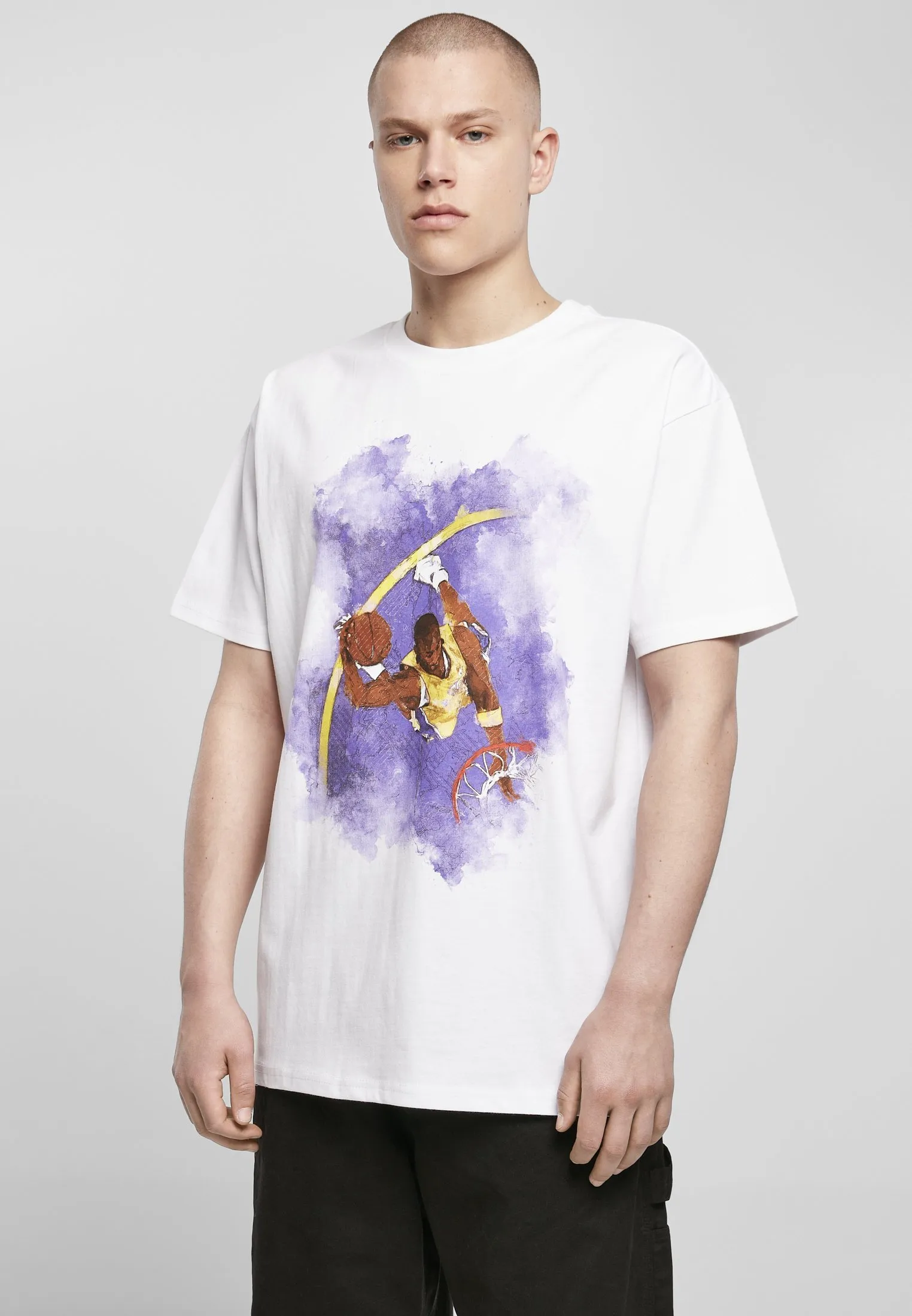 BASKETBALL CLOUDS 2.0 OVERSIZE - T-shirt con stampa