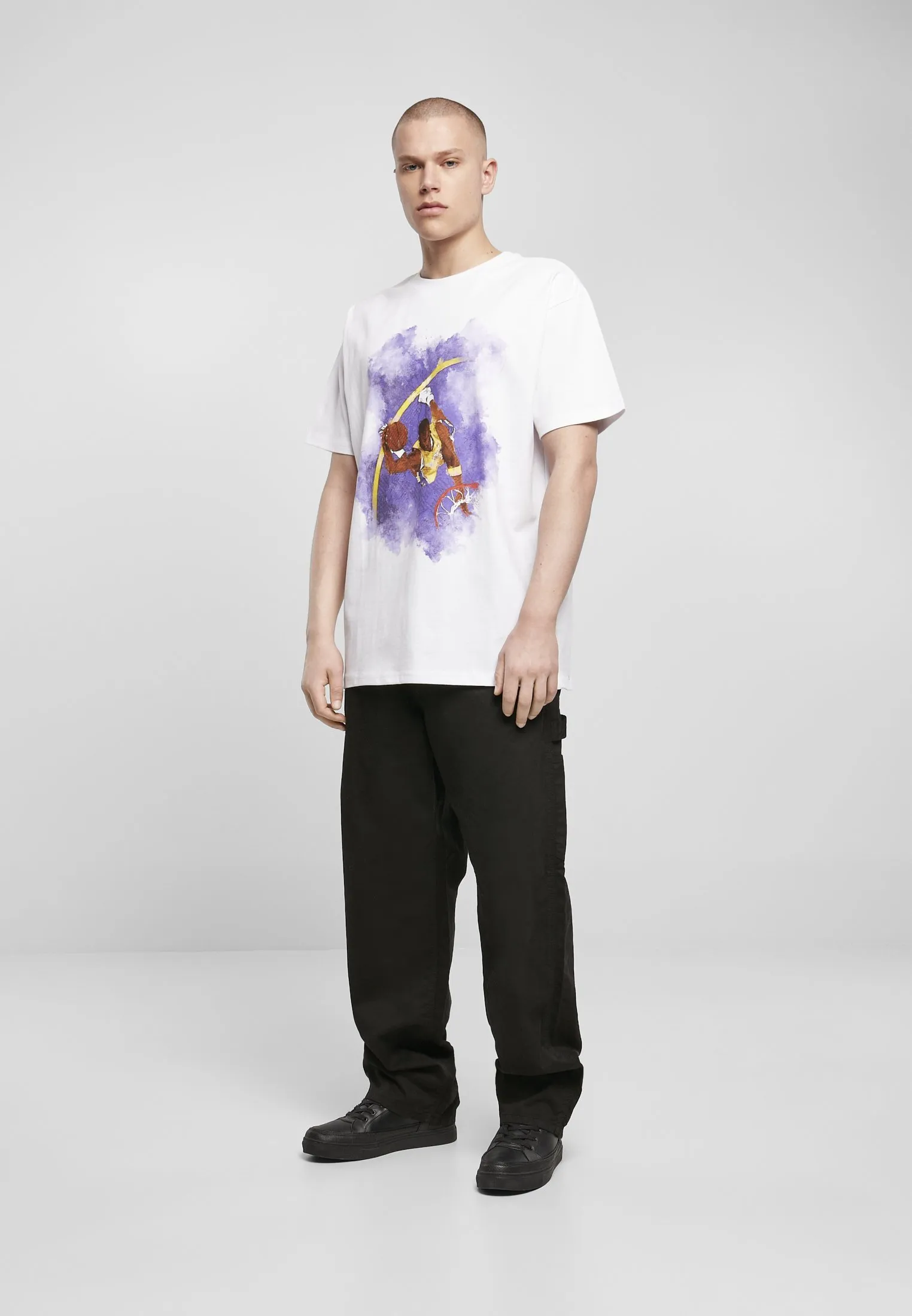 BASKETBALL CLOUDS 2.0 OVERSIZE - T-shirt con stampa