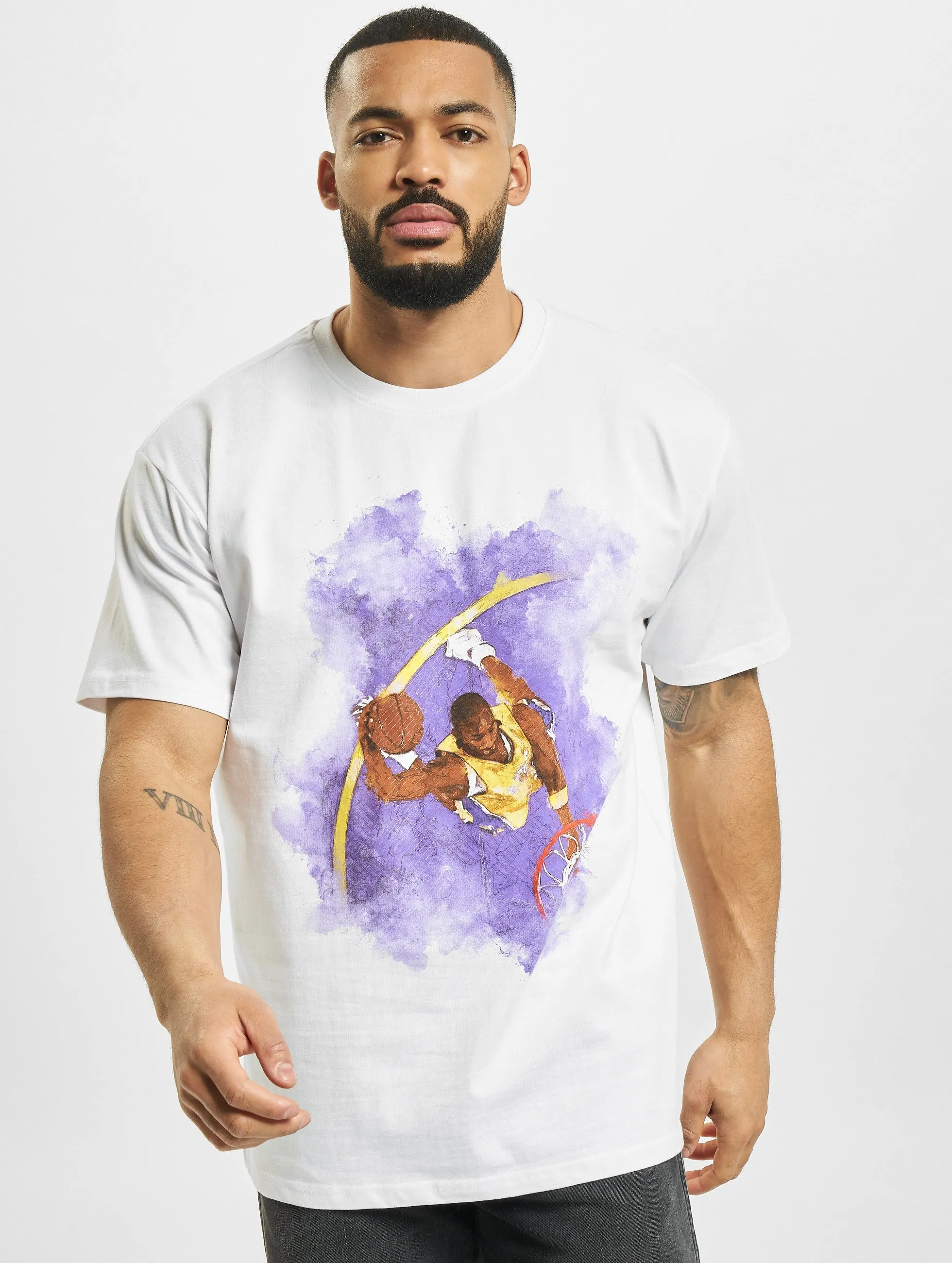 BASKETBALL CLOUDS 2.0 OVERSIZE - T-shirt con stampa