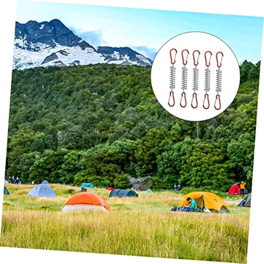 BESPORTBLE 1 Set Fibbia della Corda del Vento Primaverile Tenditore della Tenda Tenditore della Corda Fibbia a Molla a Vento per