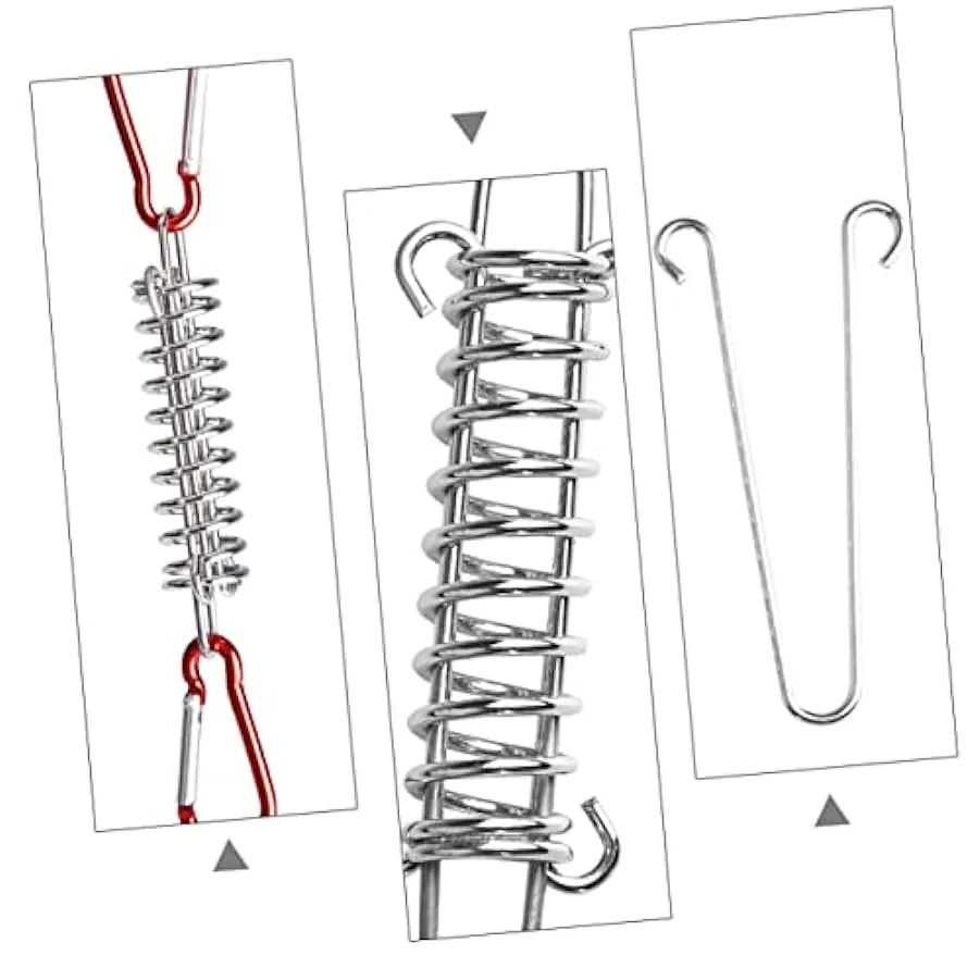 BESPORTBLE 1 Set Fibbia della Corda del Vento Primaverile Tenditore della Tenda Tenditore della Corda Fibbia a Molla a Vento per