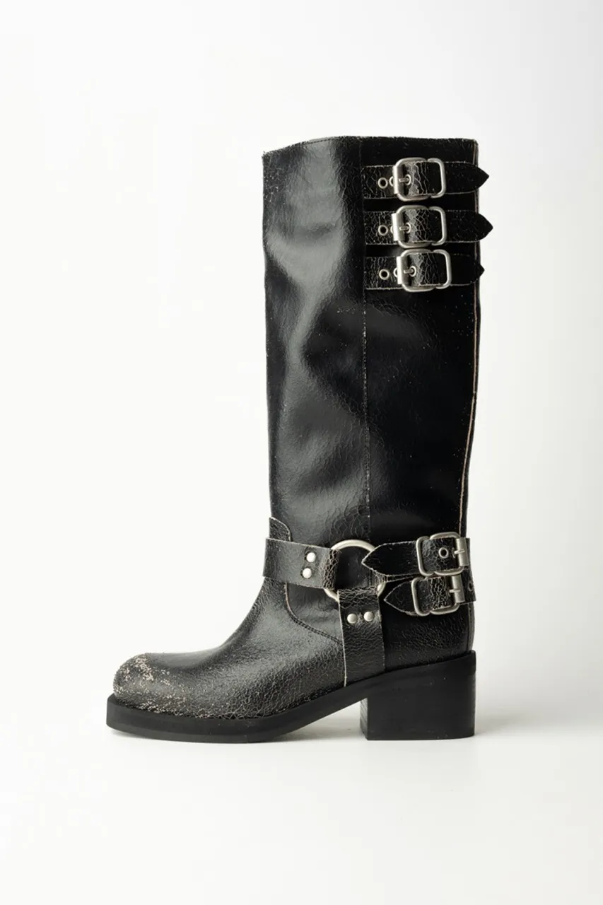 Biker con cinghie BLACK USED