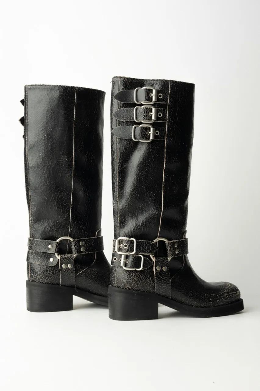 Biker con cinghie BLACK USED
