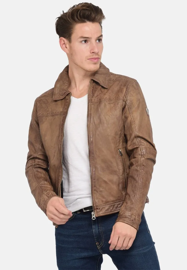 BODDY VINTAGE - Giacca di pelle