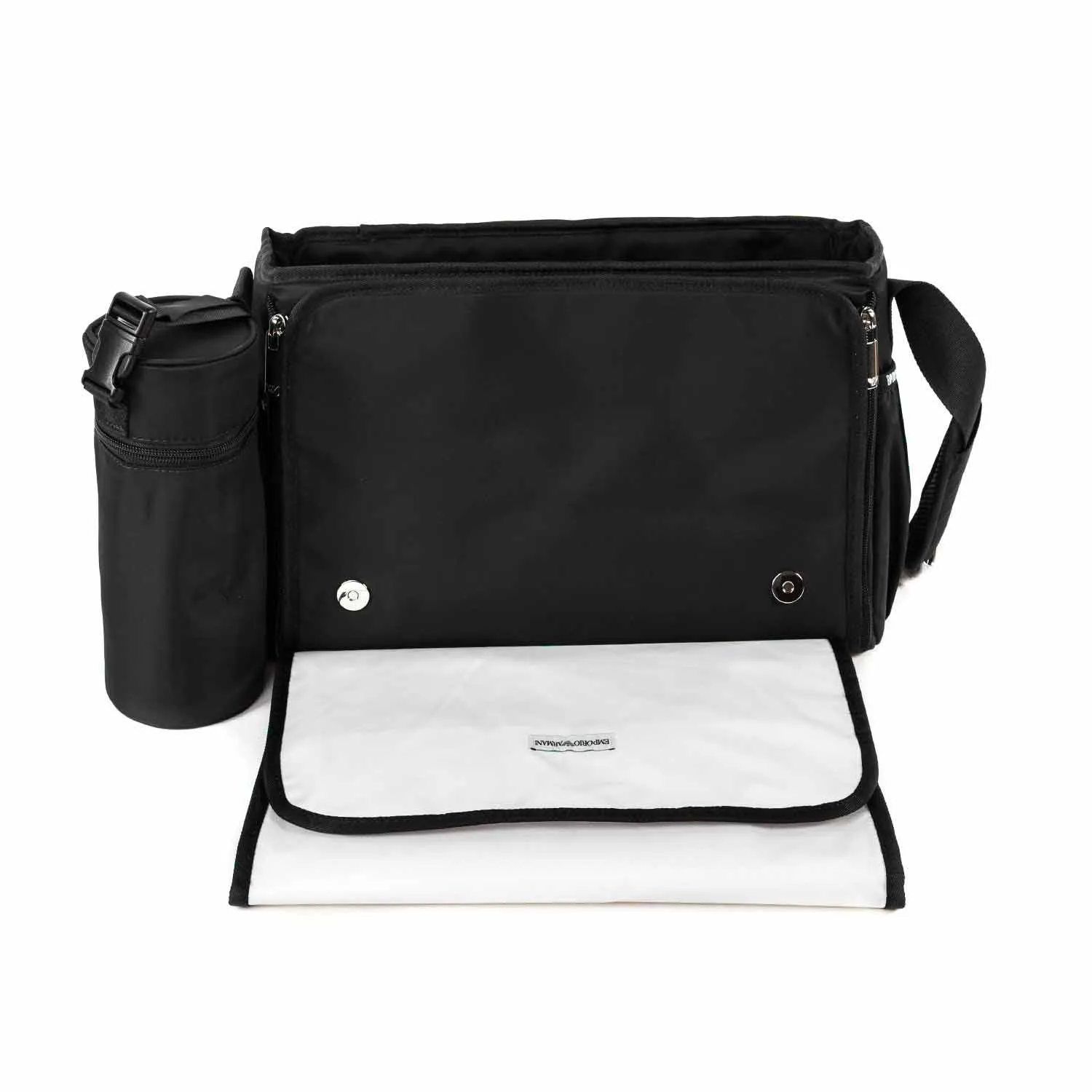 Borsa Fasciatoio Nera Con Aquilotto
