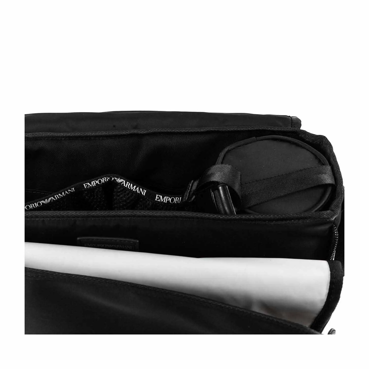Borsa Fasciatoio Nera Con Aquilotto