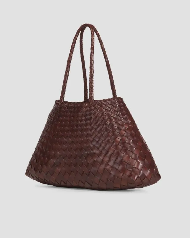Borsa intrecciata in pelle Dragon Diffusion Santa Croce Big