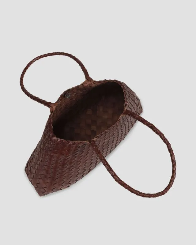 Borsa intrecciata in pelle Dragon Diffusion Santa Croce Big