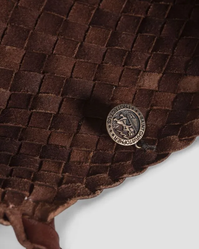 Borsa intrecciata in pelle Dragon Diffusion Santa Croce Big