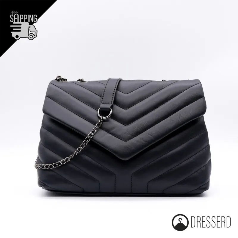 Borsa Nemesi in Vera Pelle Nera, Borse Oldream