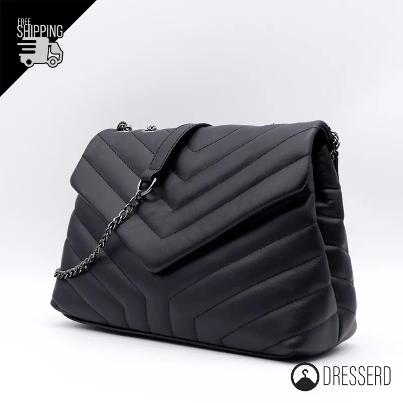 Borsa Nemesi in Vera Pelle Nera, Borse Oldream