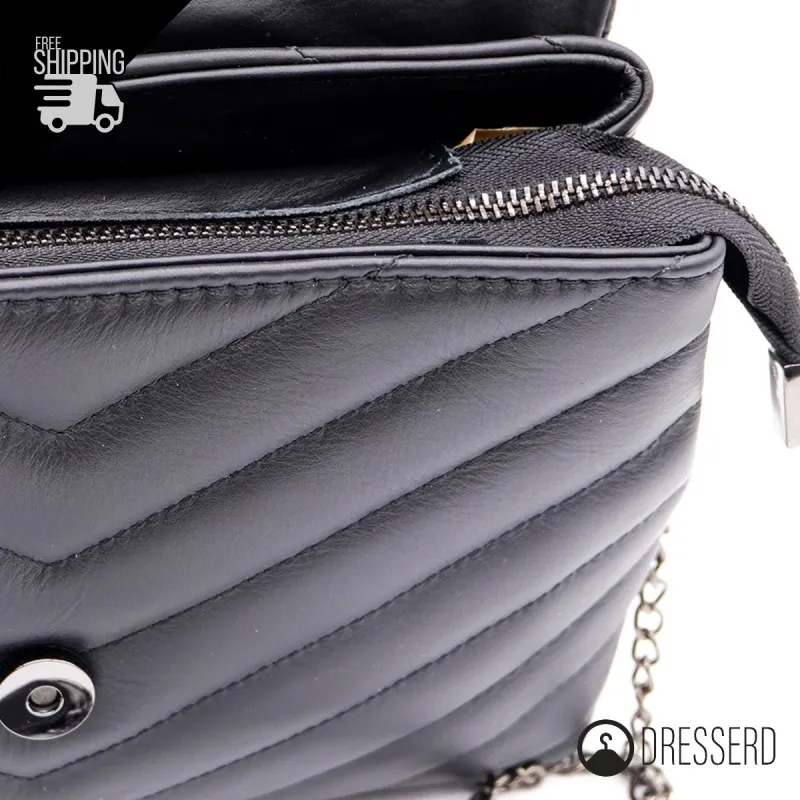 Borsa Nemesi in Vera Pelle Nera, Borse Oldream