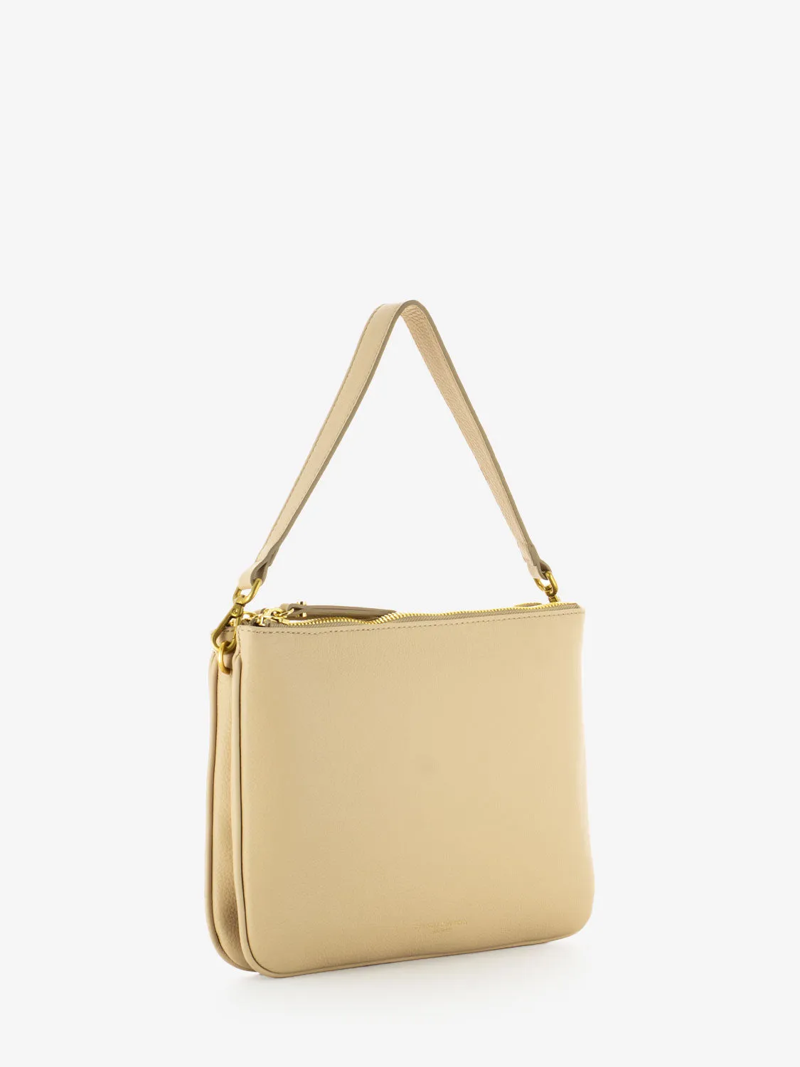 Borsa pelle Frida cream