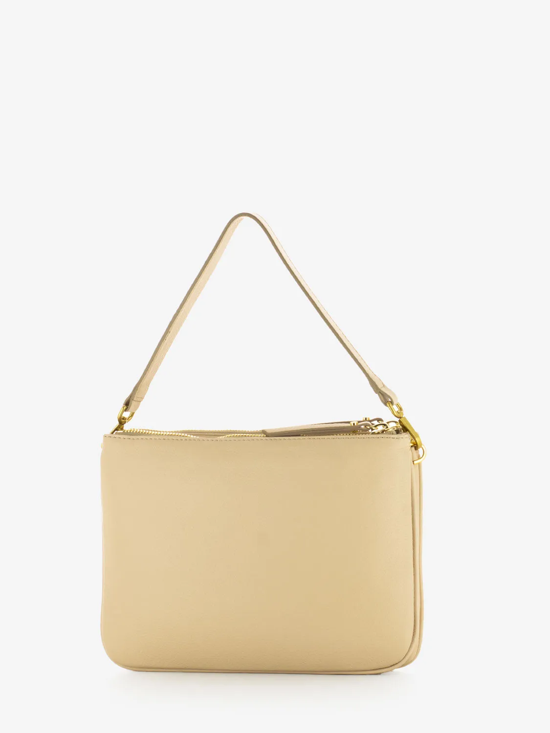 Borsa pelle Frida cream