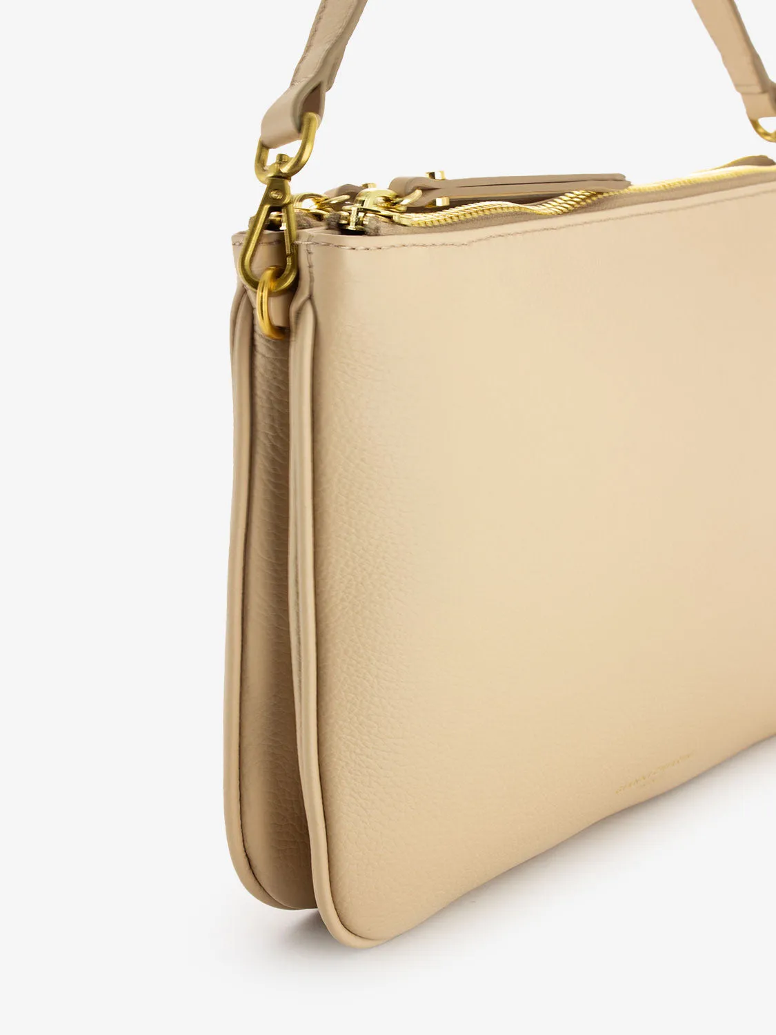 Borsa pelle Frida cream