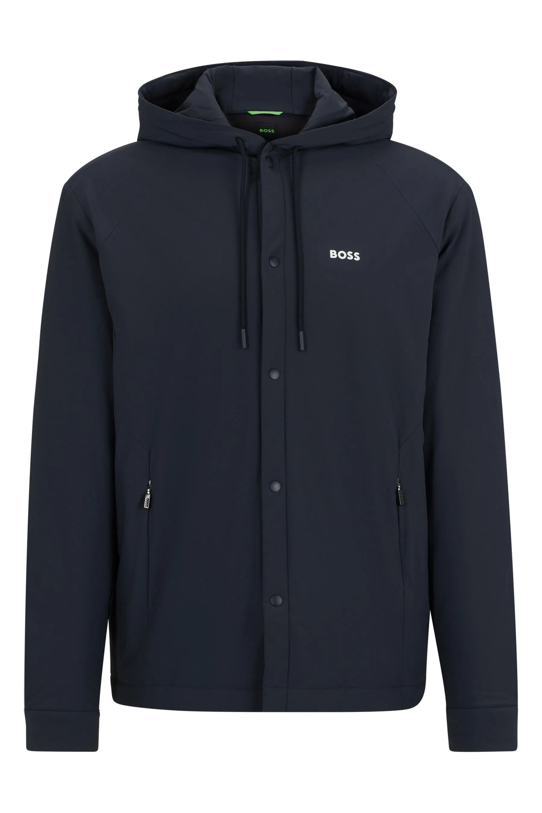 BOSS - Giacca a camicia con bottoni e Con cappuccio