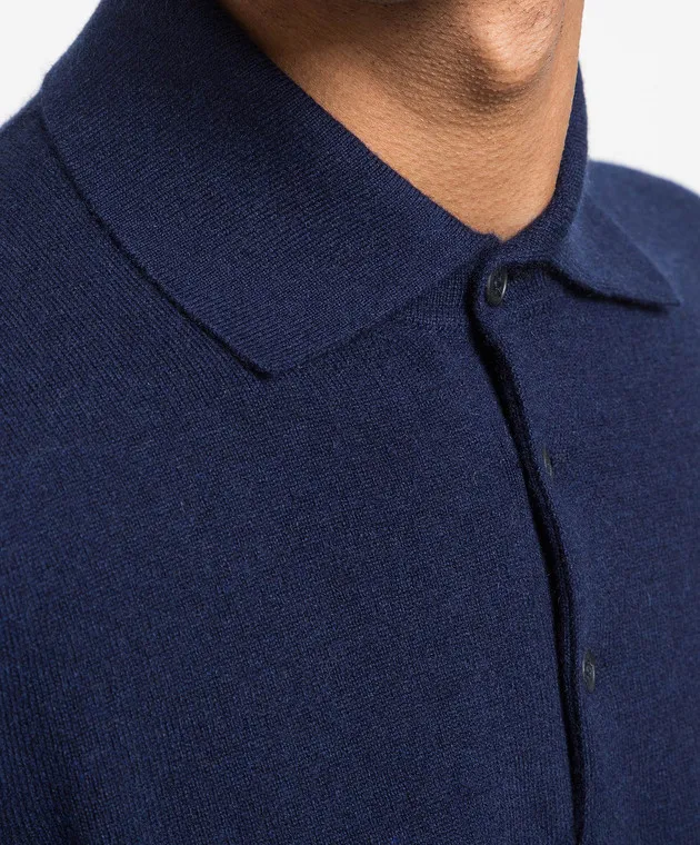 Brunello Cucinelli Maglia in cashmere blu M2200295