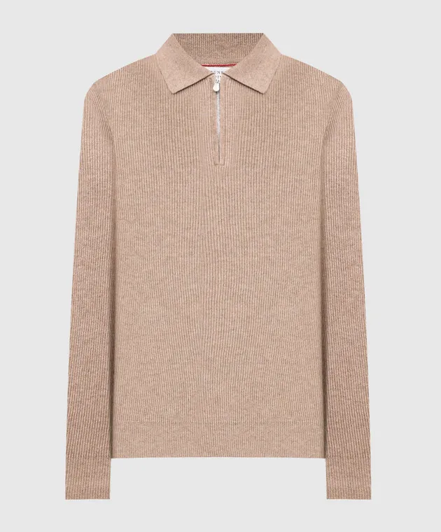 Brunello Cucinelli Maglia in cashmere marrone M2229525